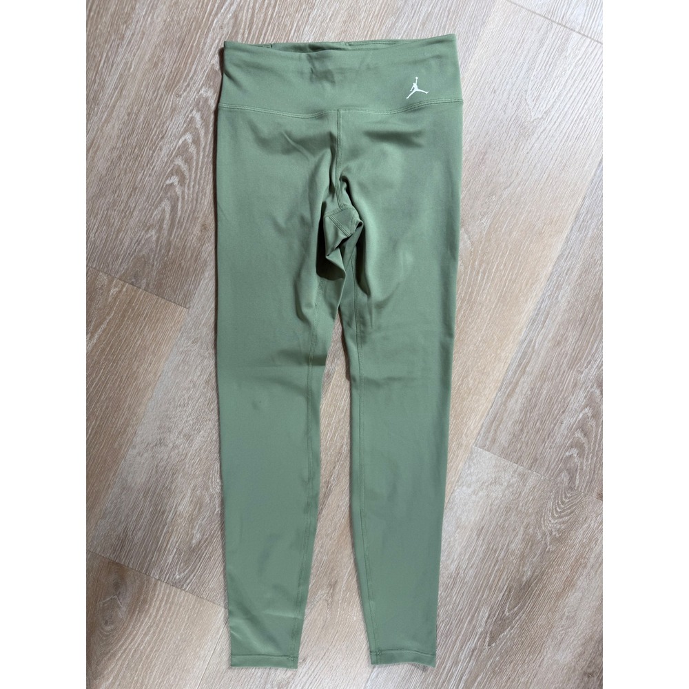 Jordan Jumpman Logo Tight Fit Athletic Leggings Sage Green - Size Small